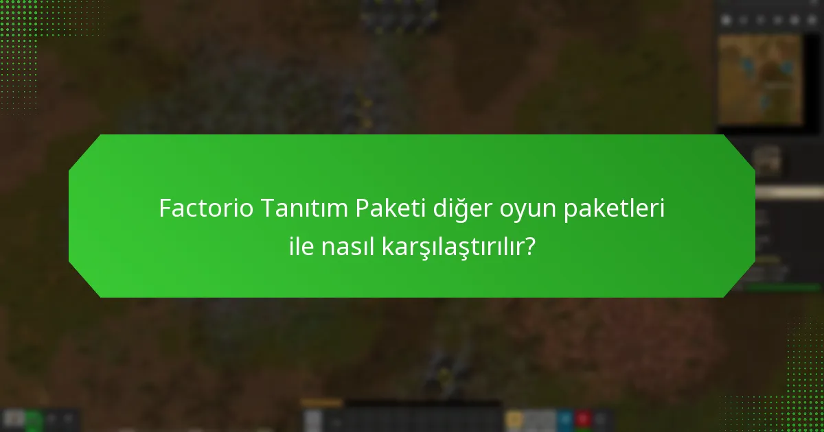 Factorio Tanıtım Paketi için kullanıcı geri bildirimleri nasıl toplanmaktadır?