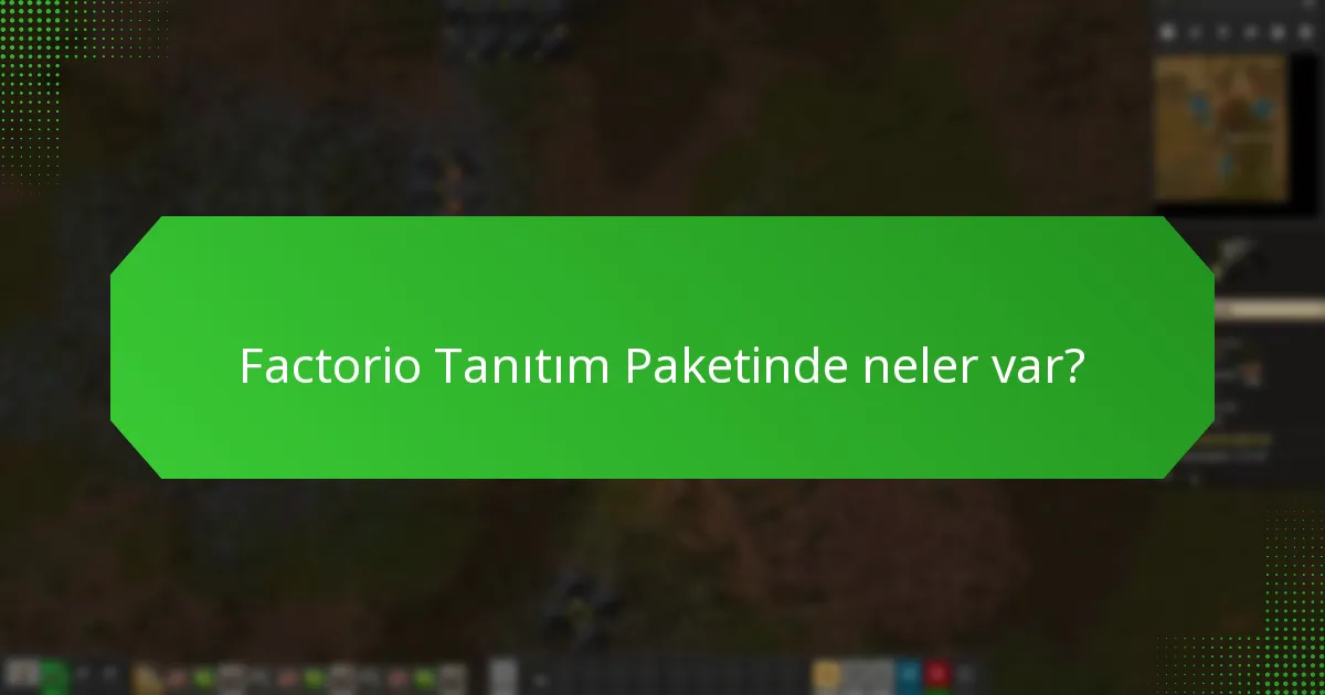 Factorio Tanıtım Paketini nasıl satın alabilirim?